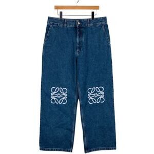 Loewe Anagram High-Rise Baggy Jeans